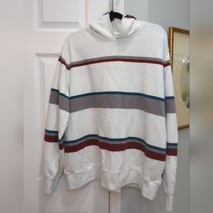 Lucky Brand Mens Striped Hoodie Sweatshirt XXL/TTG